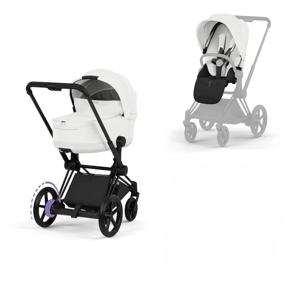 Cybex -priam Kombivogn Style Off White Matt Black
