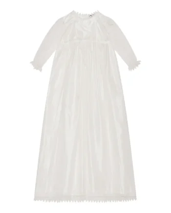 Dåbskjole   Tyl Off White