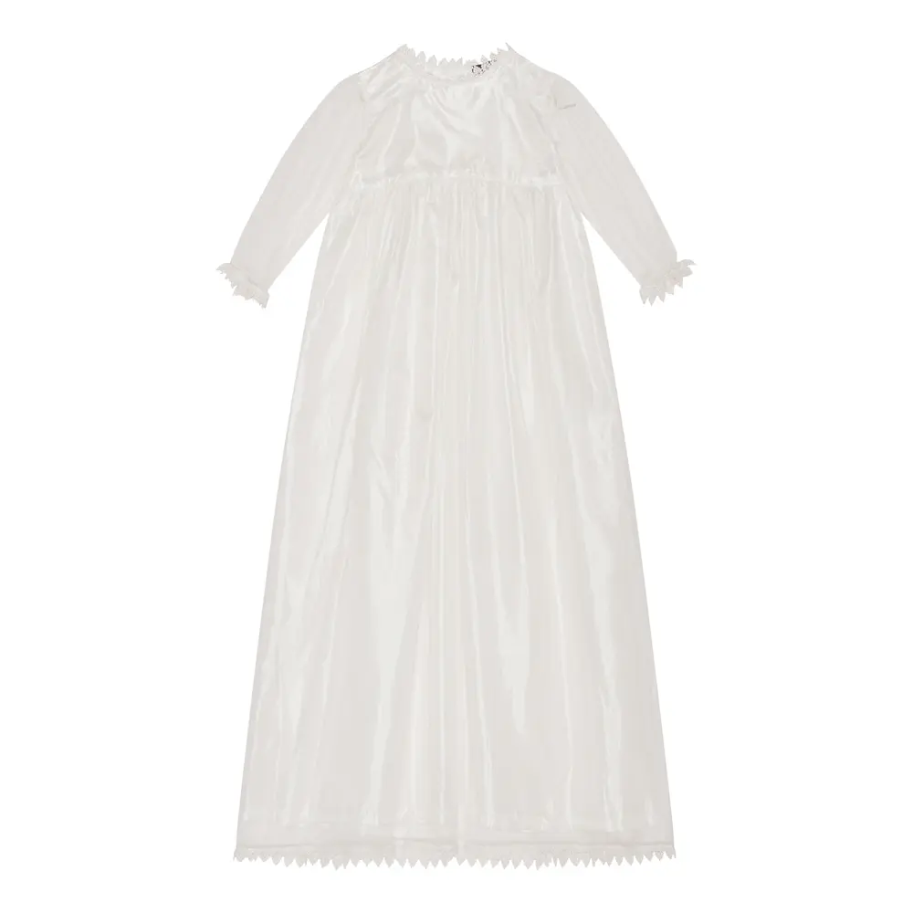 Dåbskjole   Tyl Off White