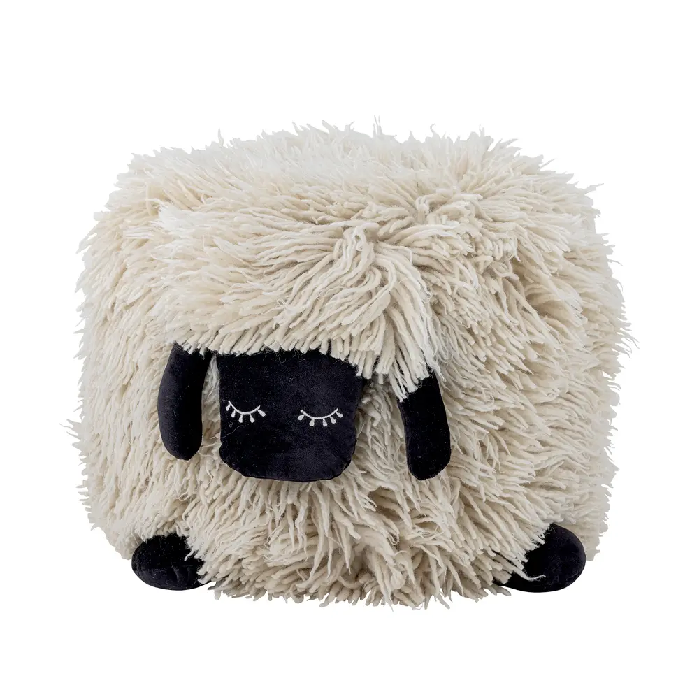 Dolly Puf Hvid Uld