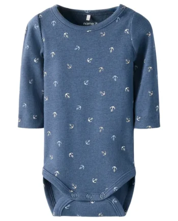 Fanchor Langærmet Body Vintage Indigo 74