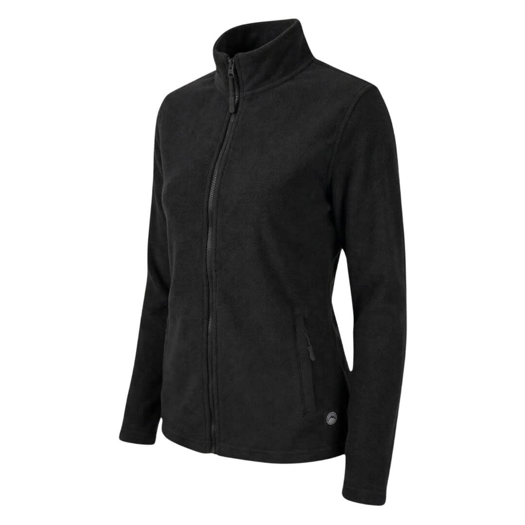 Fleecetrøje Dame Treklife Mid Fz Sort
