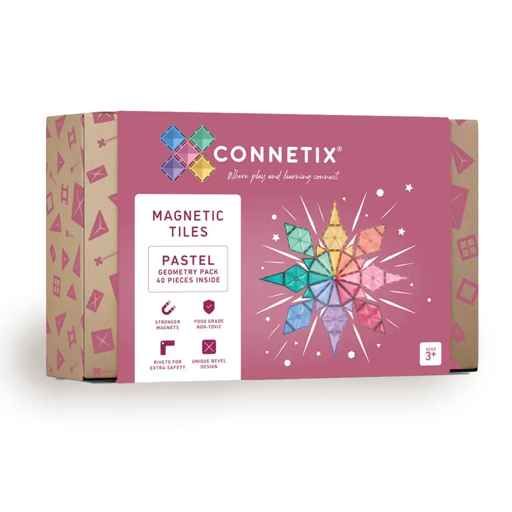 Geometry Pack Magnetsæt 40 Dele Pastel