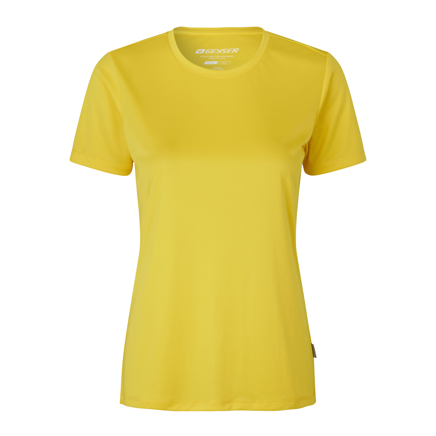 Geyser By Id Dame Trænings  -shirt Gul