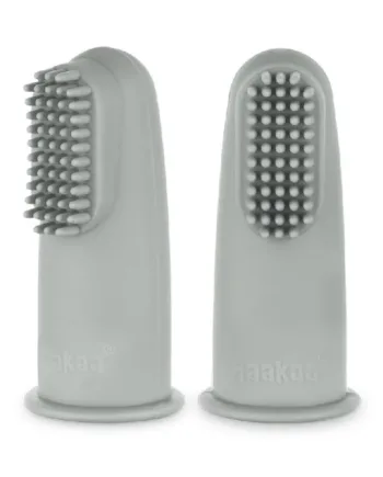 Haakaa Fingertandbørste Grey