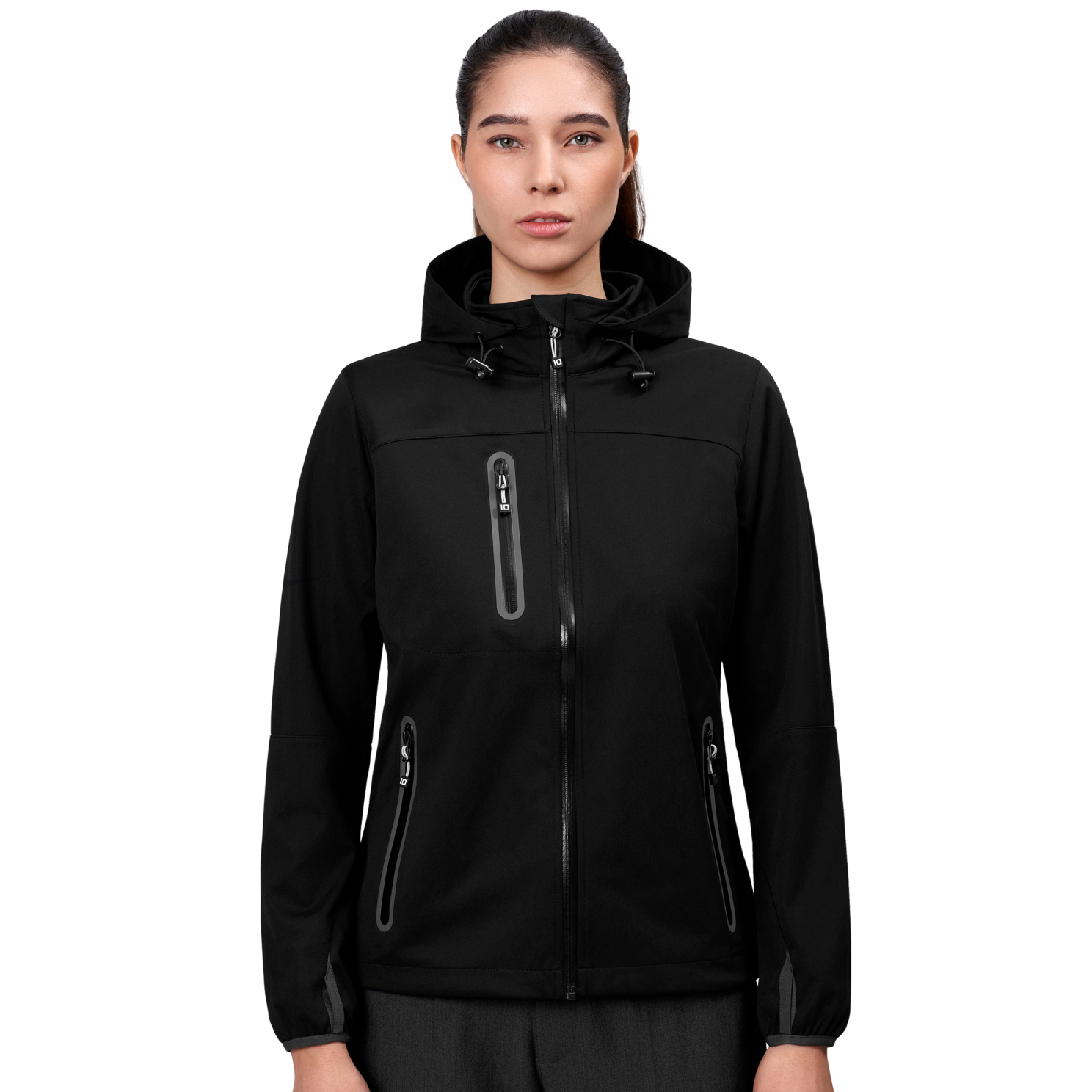 Id Dame Softshell Black