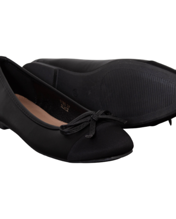 Ideal Shoes Dame Ballerina Sort 37