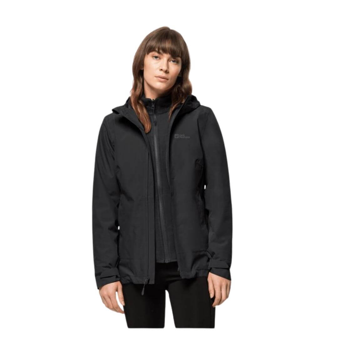 Jakke Til Dame Jack Wolfskin Moonrise  -in-  Jkt   Sort