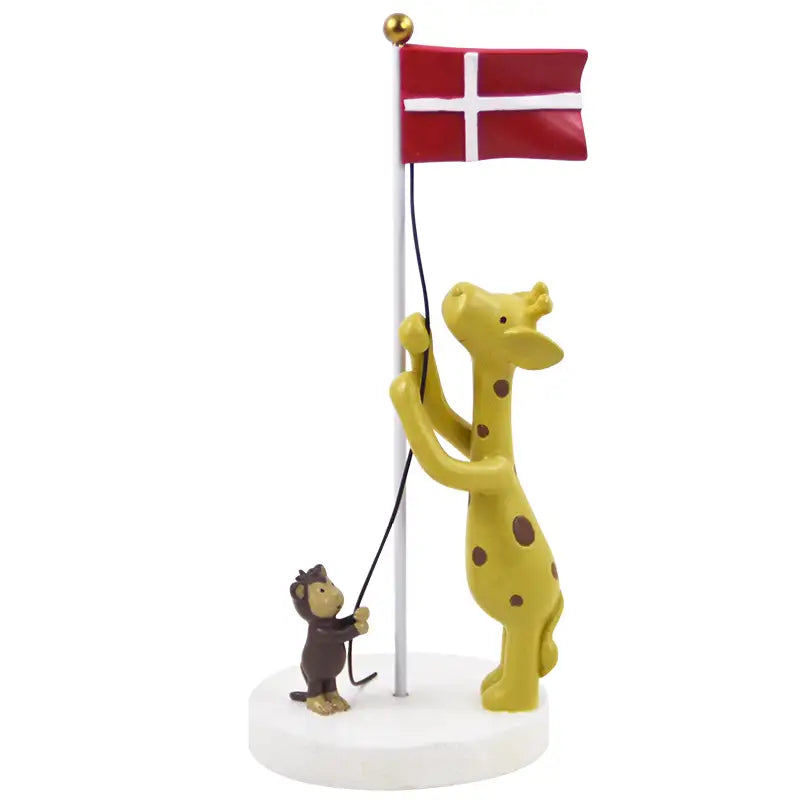 Kids By Friis Bordpynt Giraf Og Abe 17 Cm