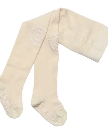 Kravle Strømpebukser Bambus Off White 12-18m