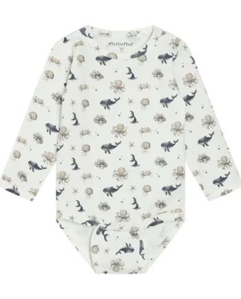 Langærmet Body    Print White Pepper 62