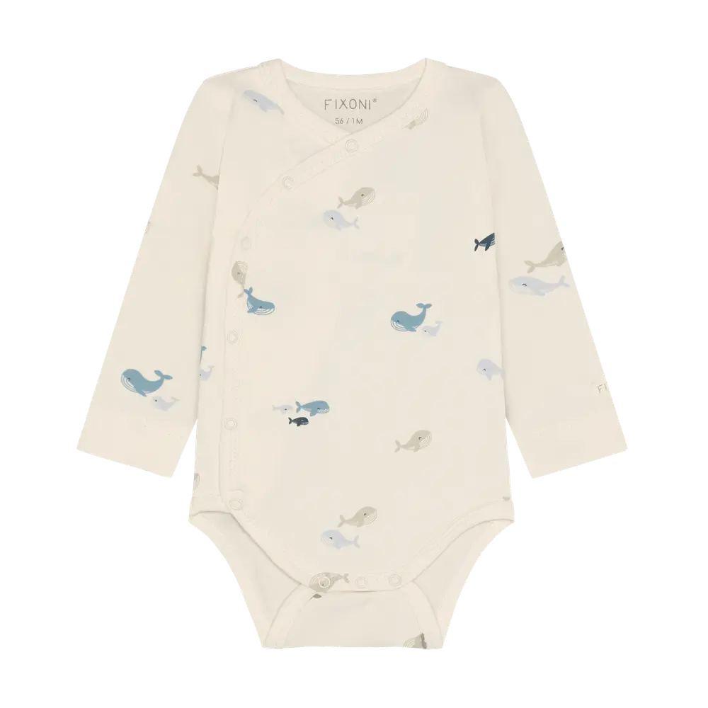 Langærmet Wrap Body Arctic Ice 50