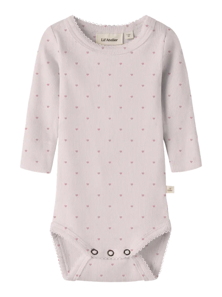 Lil Atelier Gago Langærmet Body Slim Hushed Violet 68