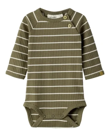 Lil  Atelier Kail Slim Langærmet Body Shitake 86
