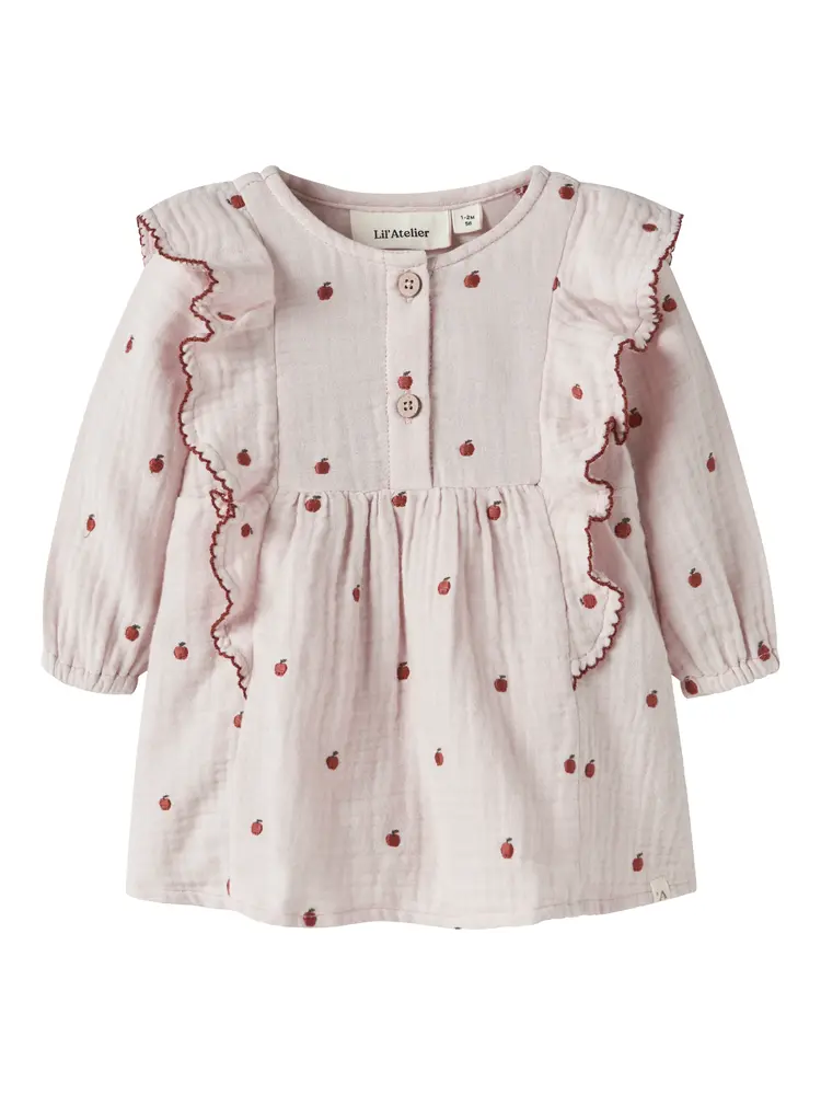 Lil  Atelier Kamma Langærmet Body Kjole Hushed Violet 86