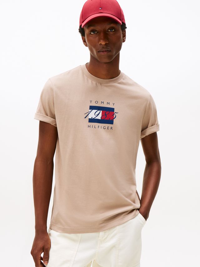 Linear Flag Graphic Tee