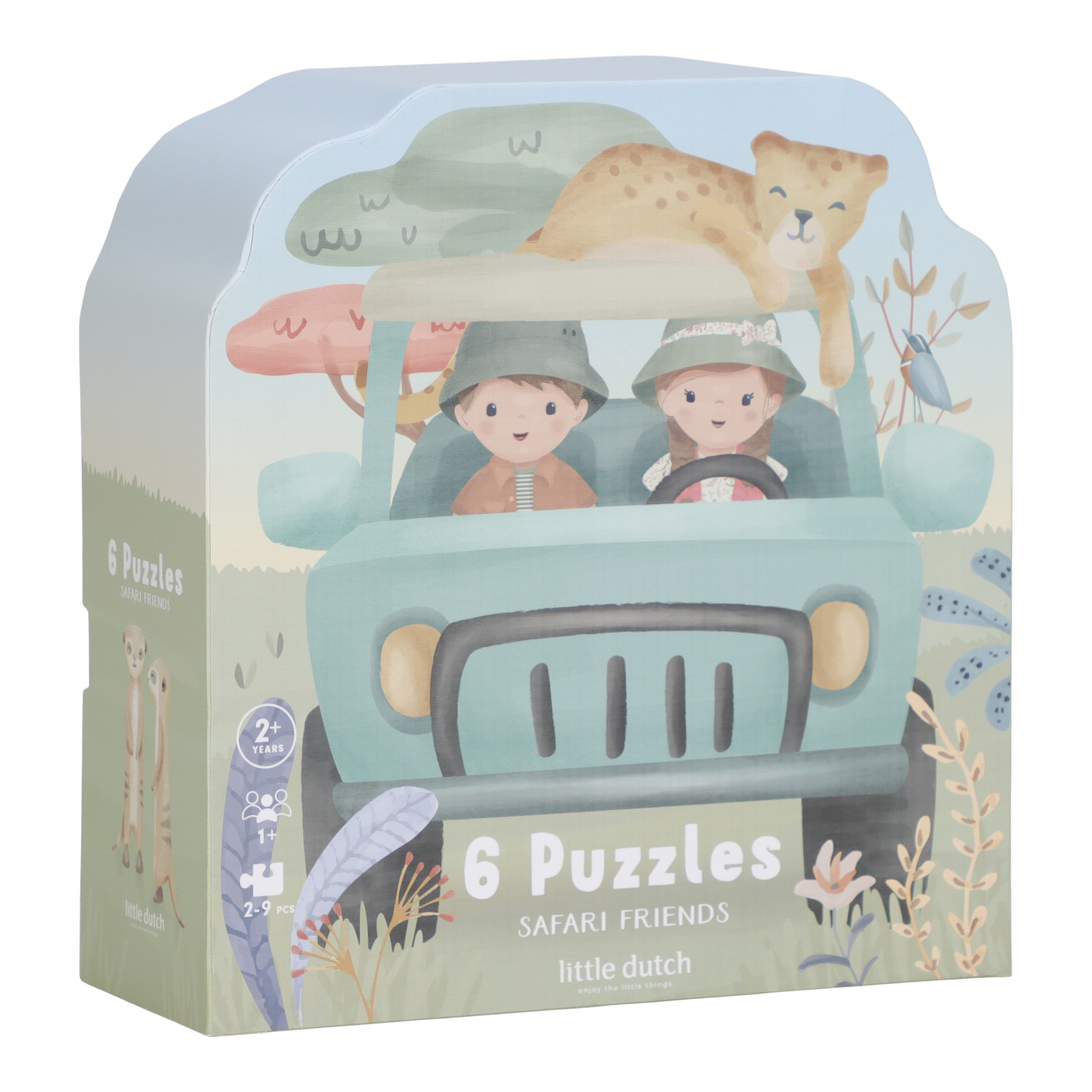 Little Dutch  - -  Puslespil Safari Friends