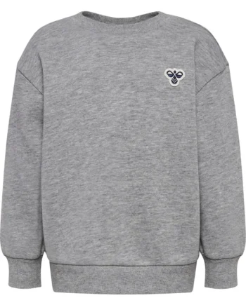 Loose Crewneck Trøje Grey Melange 104