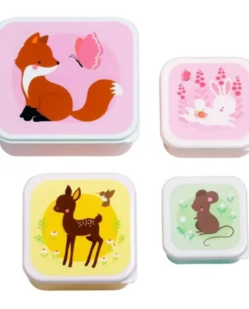 Lunch   Snack Box Sæt Forest Friends
