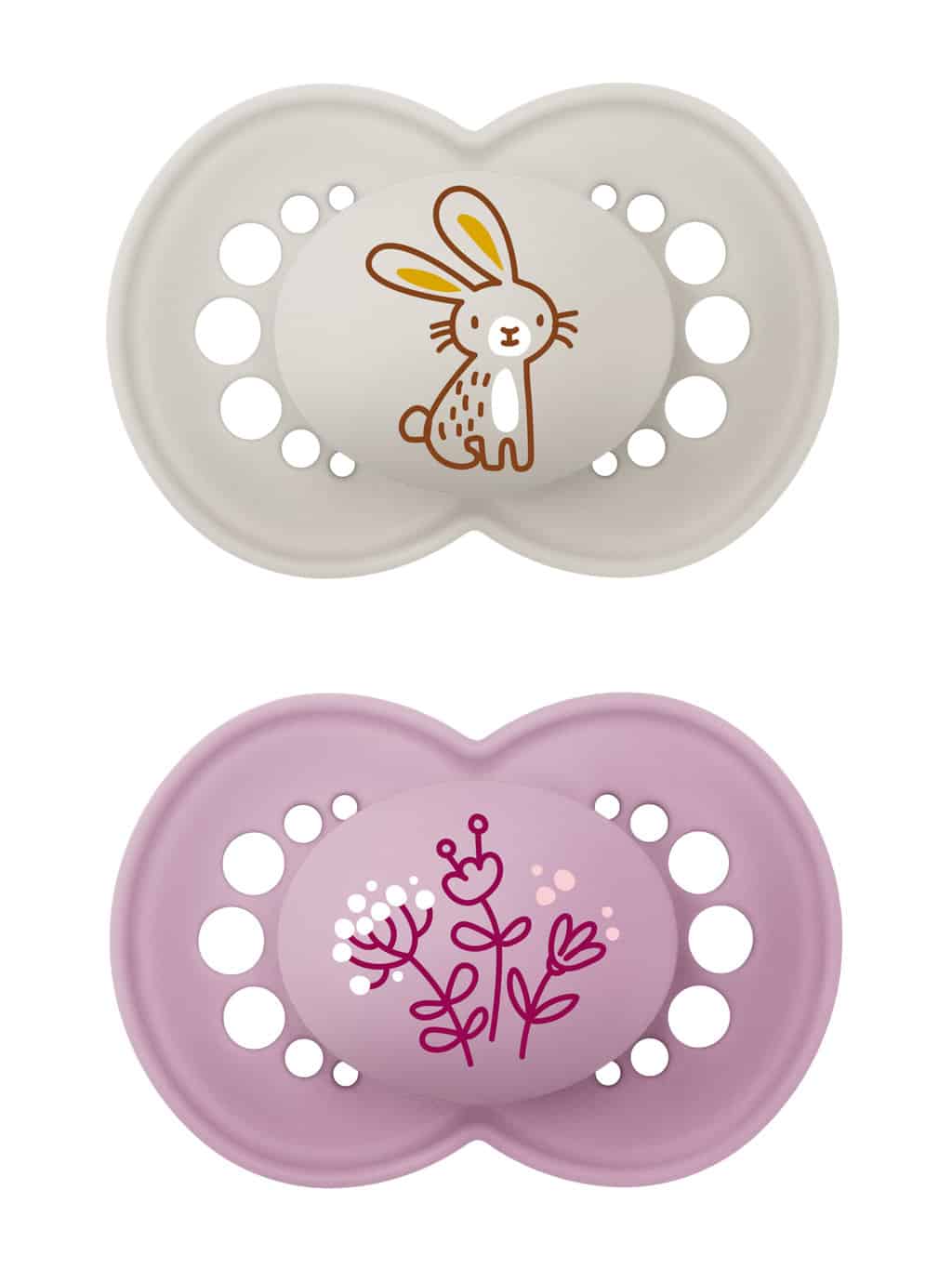 Mam Original 16-36m Natur 2p Pink