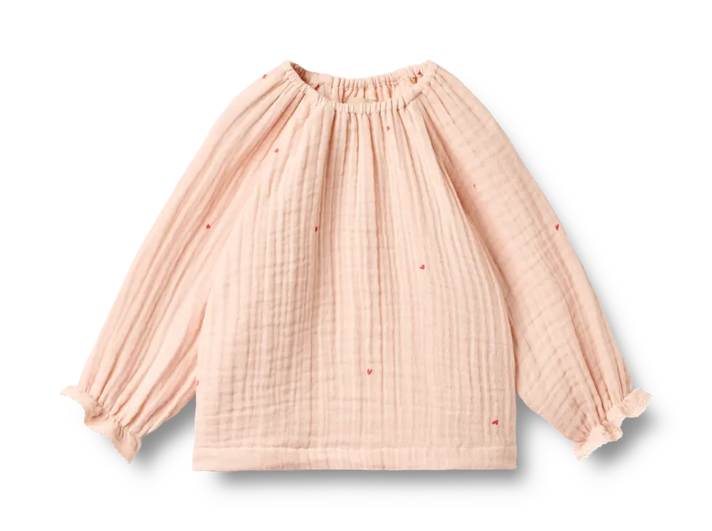 Merle Bluse Powder Hearts 86