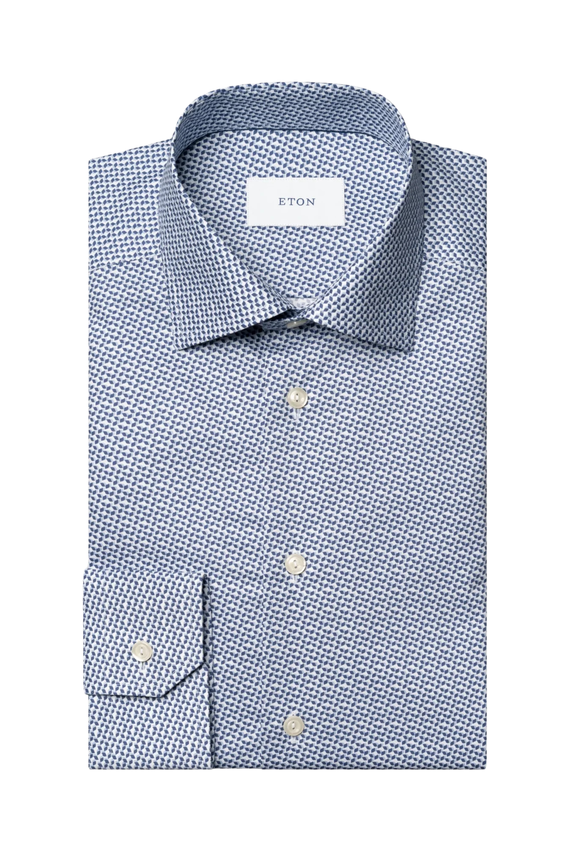 Micro Geometric Signature Twill Shirt