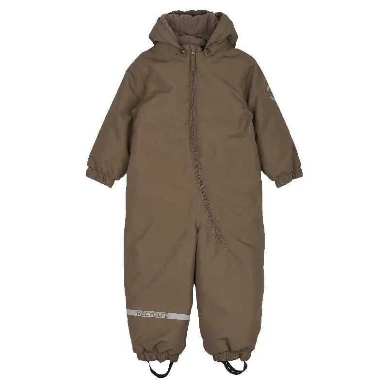 Mikk-line Flyverdragt Ensfarvet Chocolate Chip Str  80-116 80