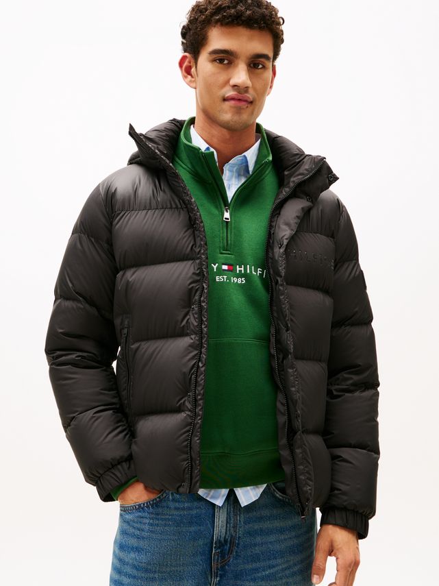 Mix Down Hooded Puffer