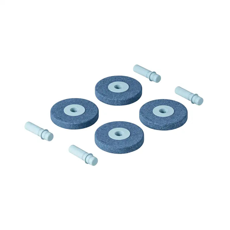 Modu     Foam Wheels Deep Blue   Sky Blue