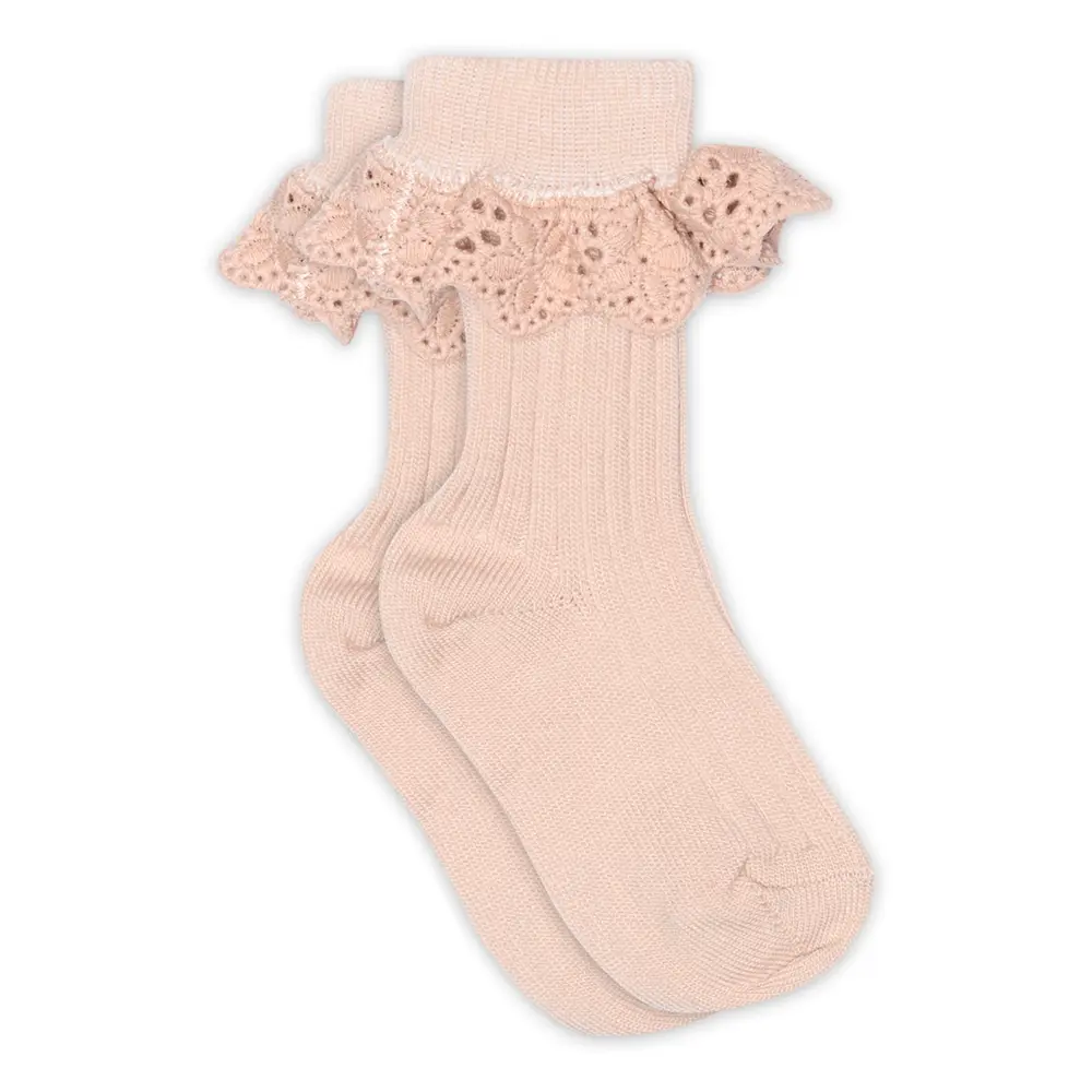 Lea Strømpe Med Blonde Rose Dust 22 24