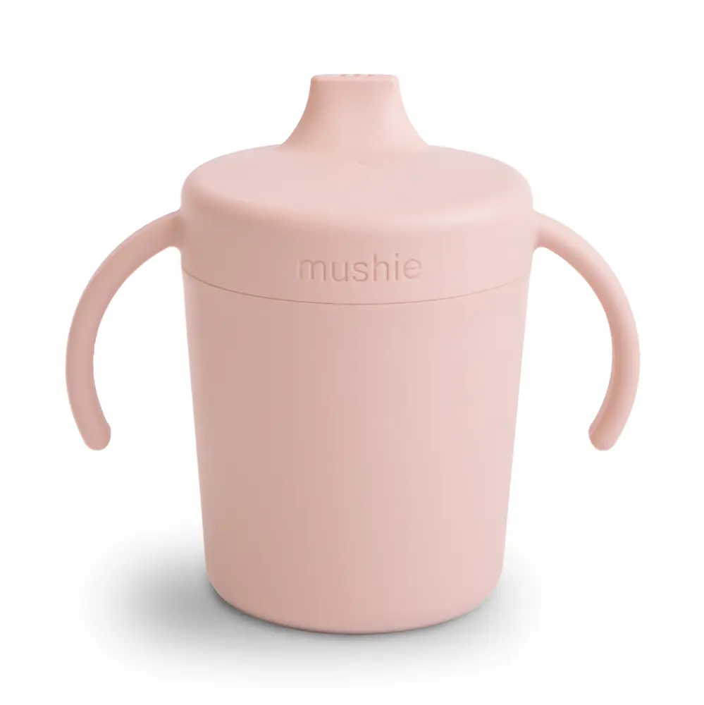 Mushie Sippy-kop Blush