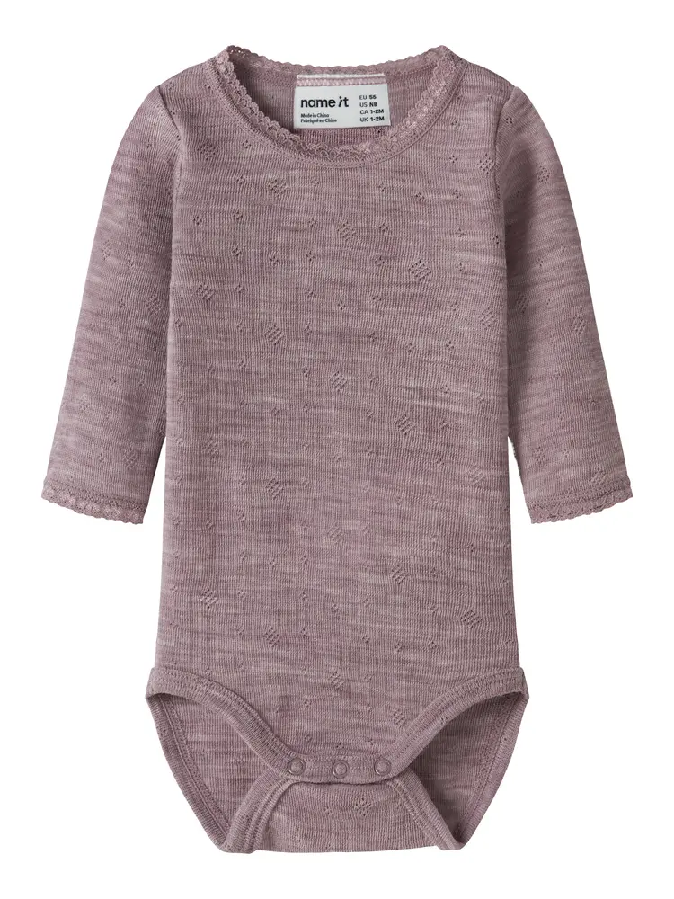 Name It Wang Uld Langærmet Body Toadstool 50