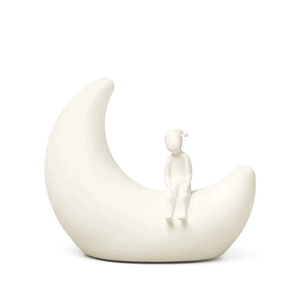 Natlampe Off White