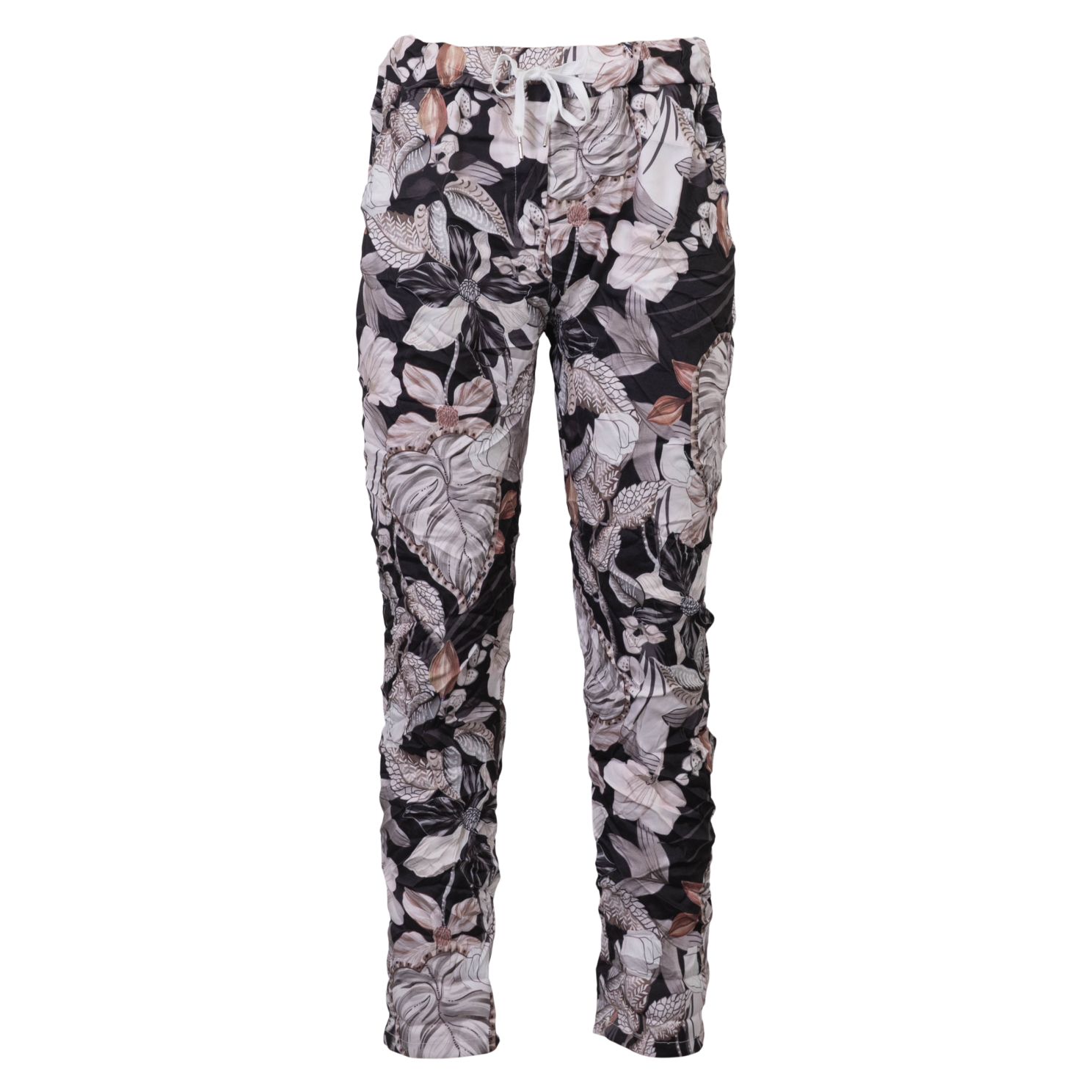 Noéline Dame Bukser Black Print