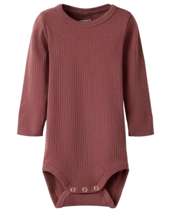 Ofulla Langærmet Body Rose Brown 50