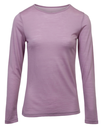 Panos Emporio Dame Langærmet  -shirt   Merinouldmix Pink Dawn Xs
