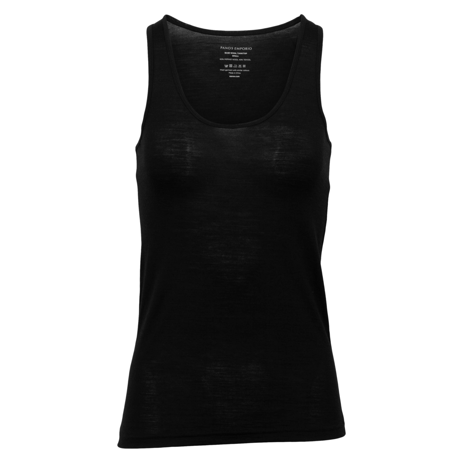 Panos Emporio Dame Tanktop   Merinouldmix Black