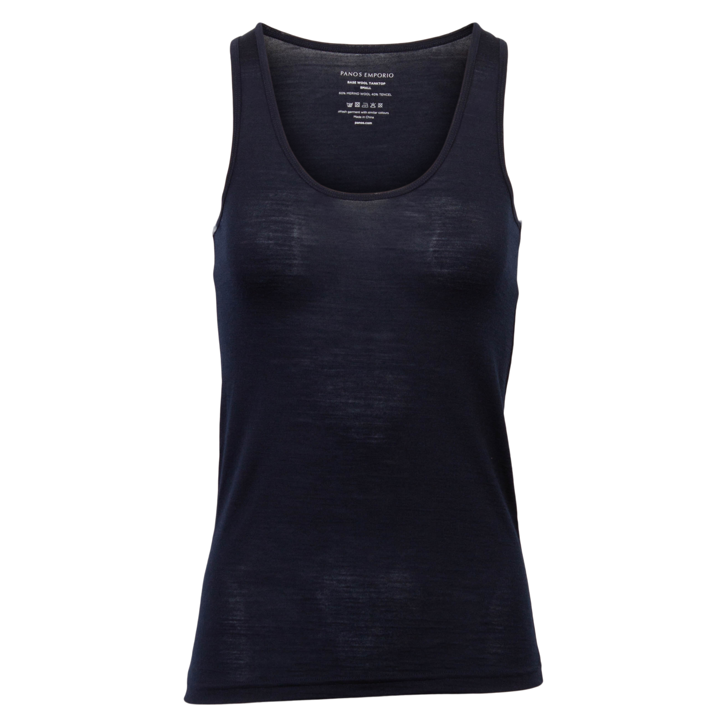 Panos Emporio Dame Tanktop   Merinouldmix Dark Navy