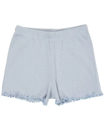 Pointelle Shorts Dusty Blue 116