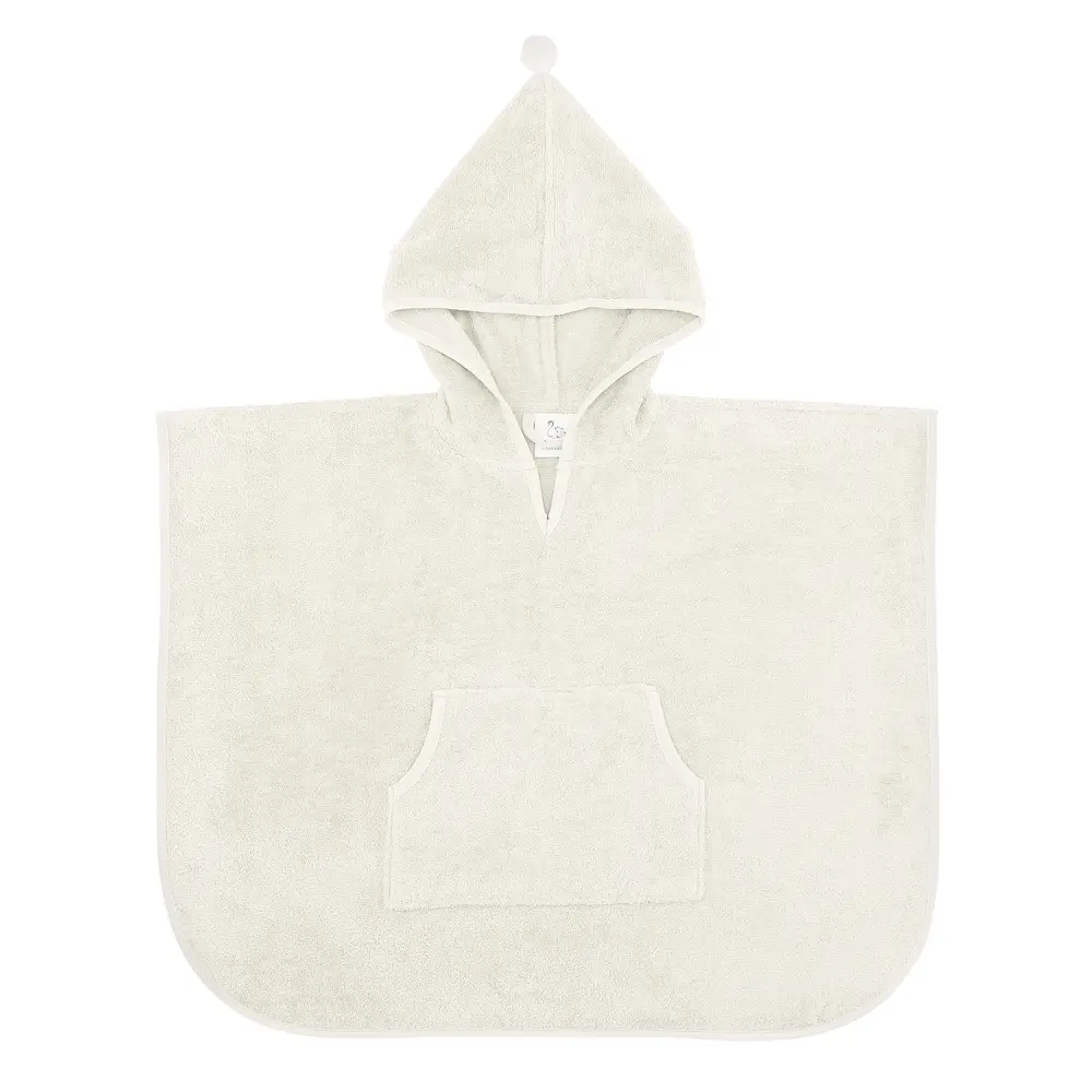 Poncho Vanilla Cream Oeko-tex