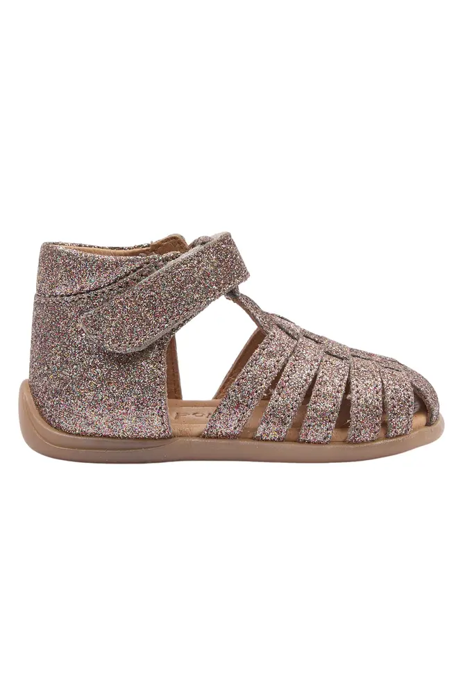Pop Prewalker Sandal Rose Glitter 21