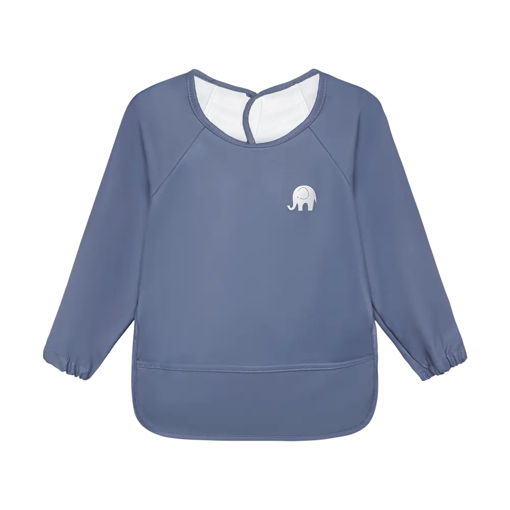 Celavi Langærmet Hagesmæk China Blue