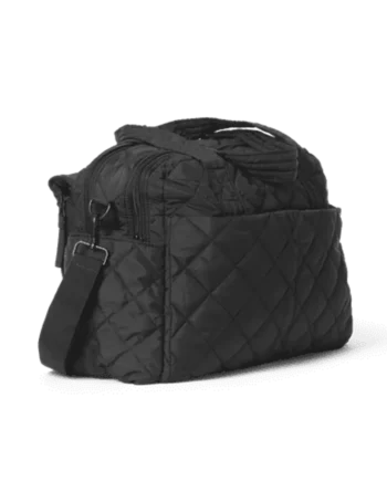 Pusletaske Quiltet Black