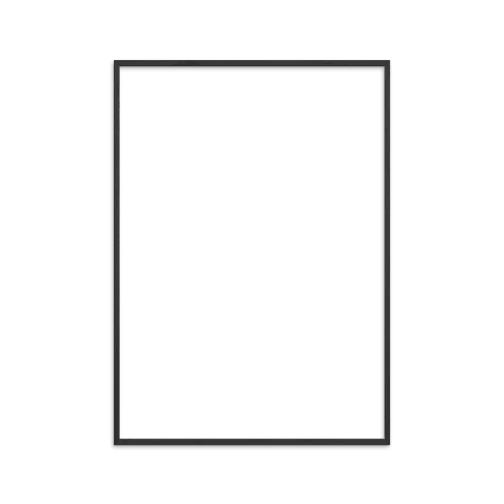 Ramme Sort Træ 50x70