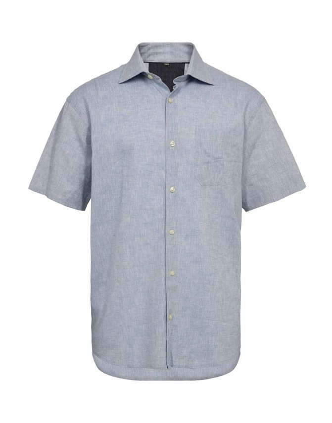 Reg  Fit Linen      Shirt