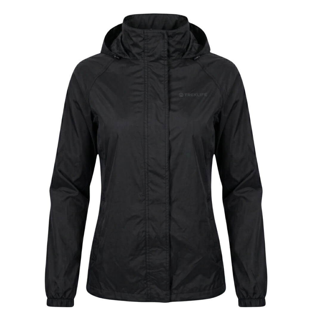 Regnjakke Dame Treklife Rain Packaway Sort