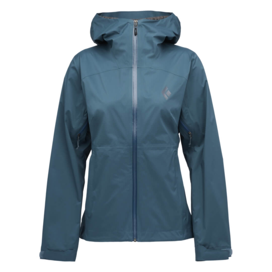 Regnjakke Til Dame Black Diamond Fineline Stretch Rain Shell Blå