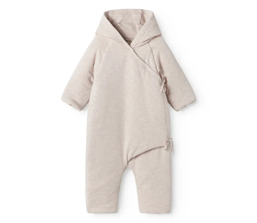 Rex Vatteret Baby Heldragt Light Beige Melange 44 50
