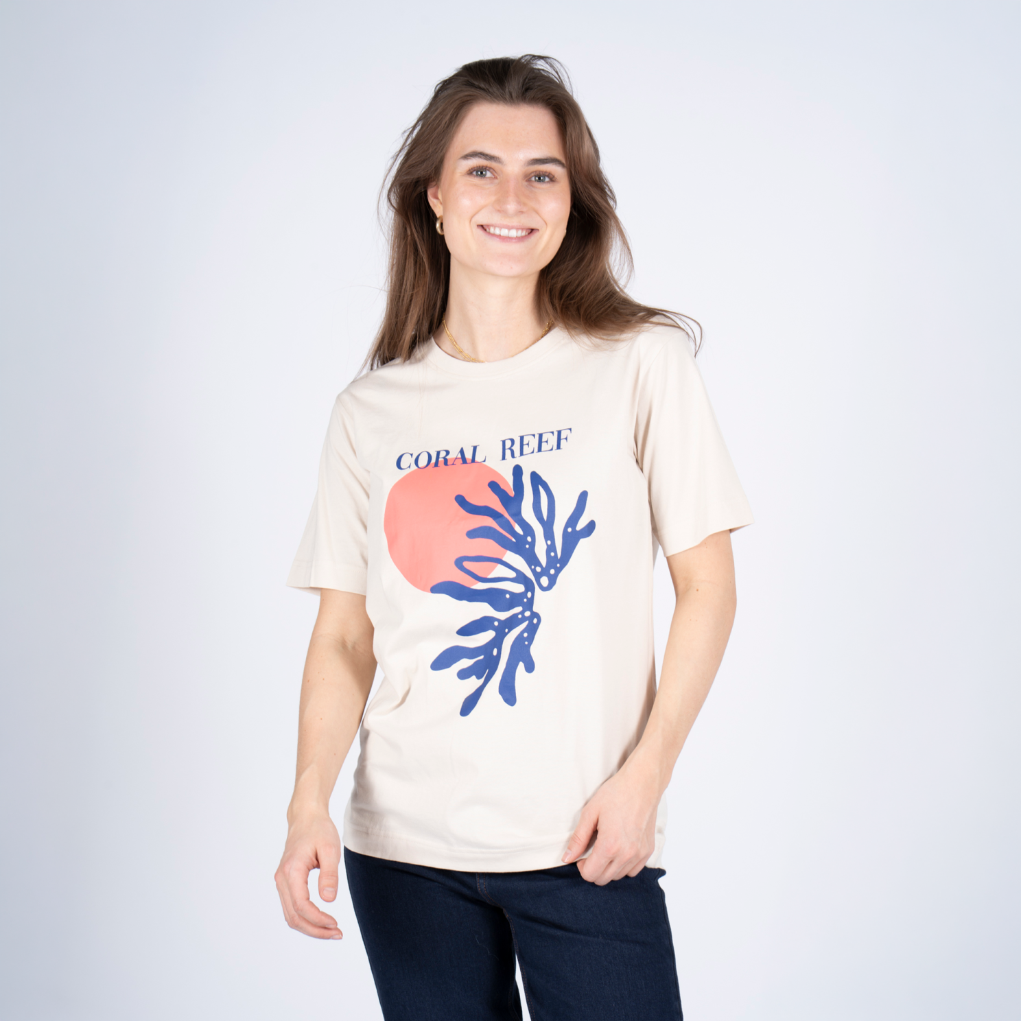 Sasia Dame  -shirt Sandshell Beige