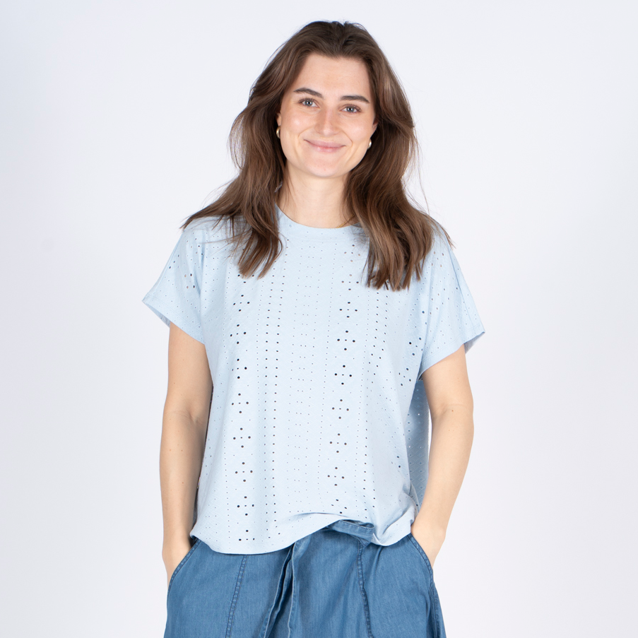 Sasia Sonja Dame Bluse Cashmere Blue 12